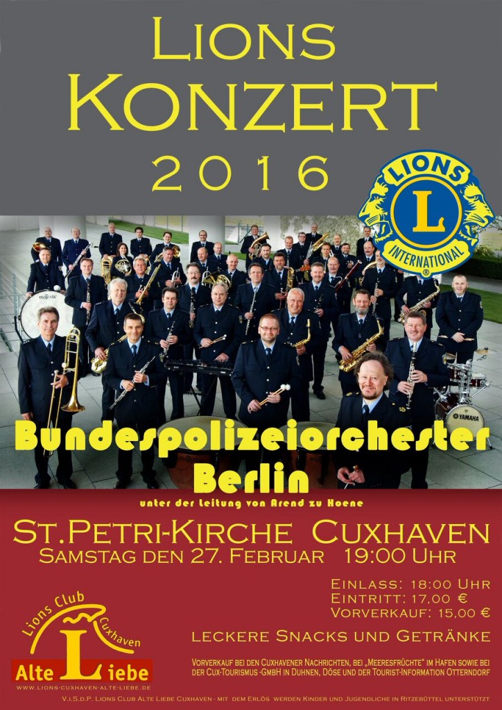 2016 Konzert-Plakat
